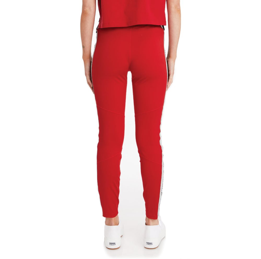 Kappa Logo Tape Desir Leggings Red | KI4258136