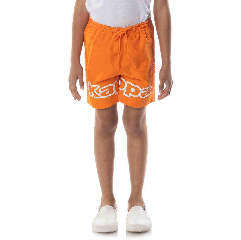 Kappa Logo Tape Dolm Shorts Orange | VG8510267
