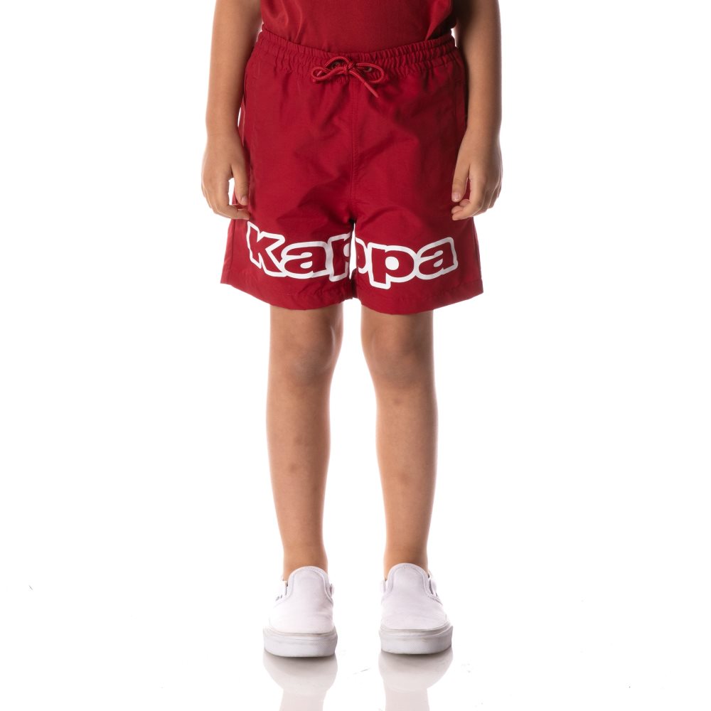 Kappa Logo Tape Dolm Shorts Red | XG0836512