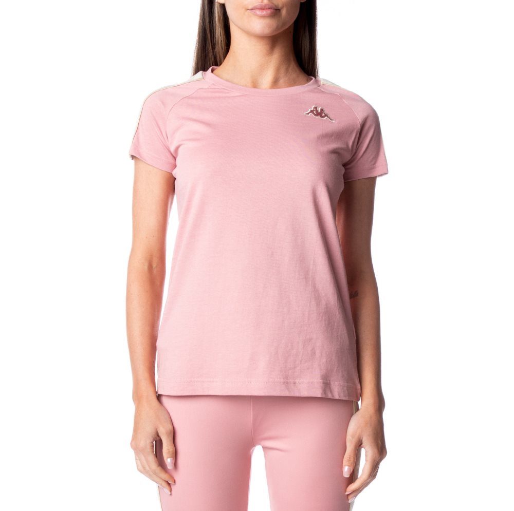 Kappa Logo Tape Eiza T Shirts Pink | RN2916385