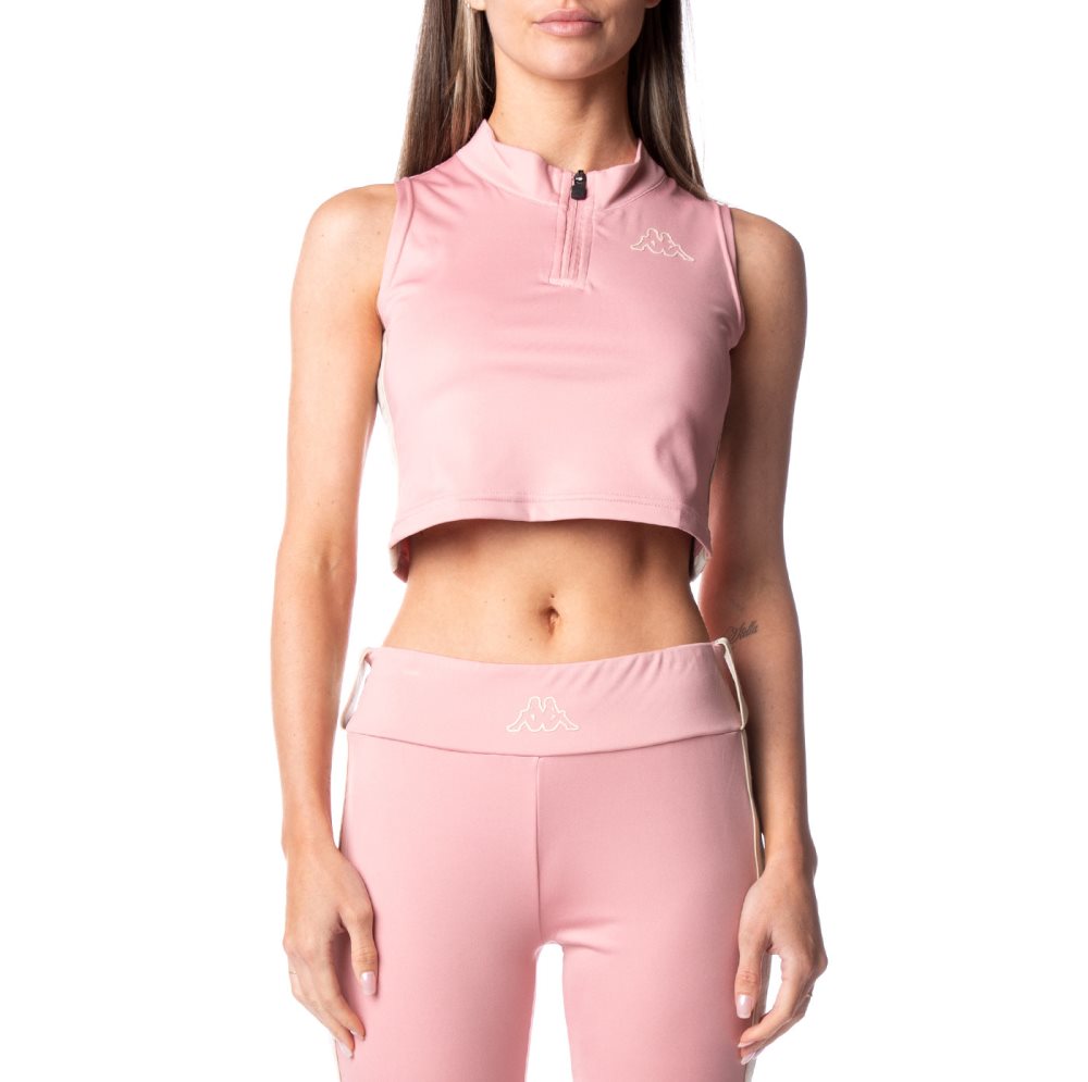 Kappa Logo Tape Elia T Shirts Pink | FX9275401