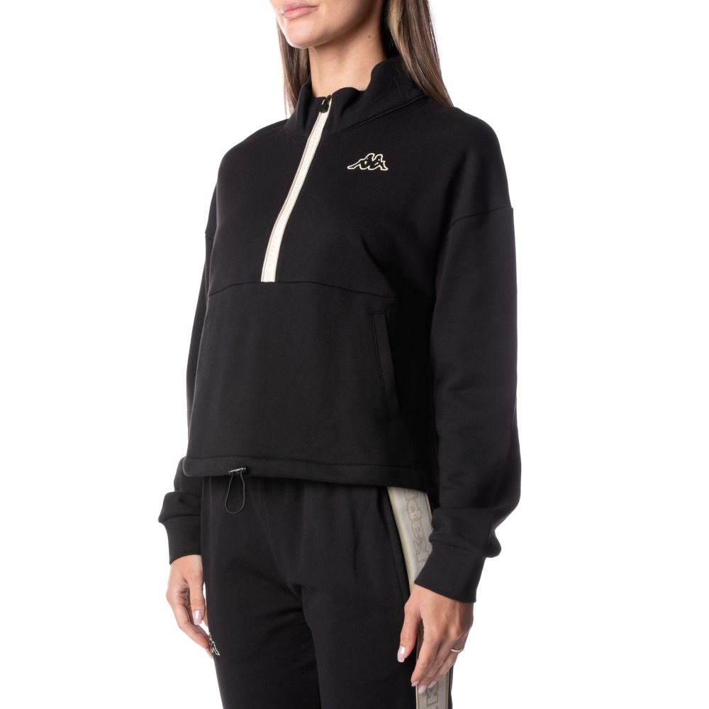 Kappa Logo Tape Enami Track Jackets Black | WN6132704