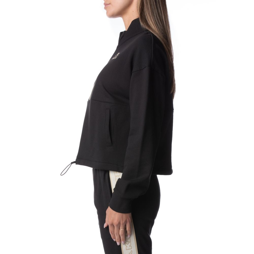Kappa Logo Tape Enami Track Jackets Black | WN6132704