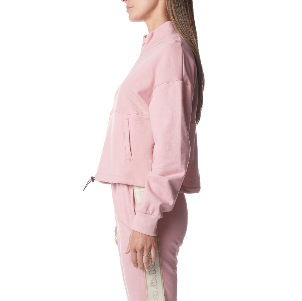 Kappa Logo Tape Enami Track Jackets Pink | EF7519023