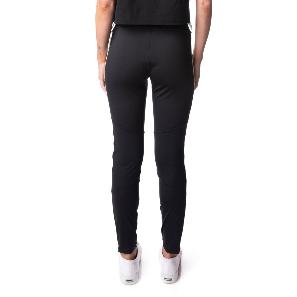 Kappa Logo Tape Eva Leggings Black | XQ3674908