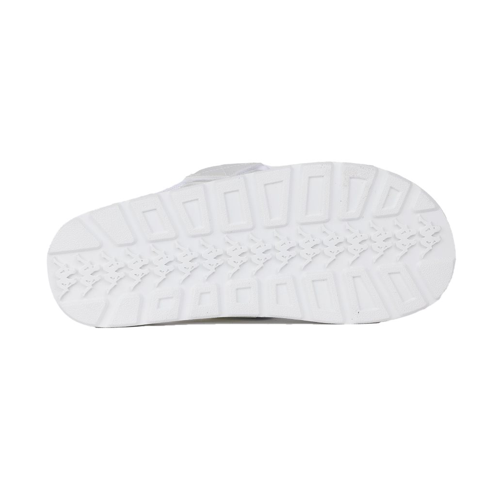 Kappa Logo Tape Kalpi Sandals White Blue | RY0581436