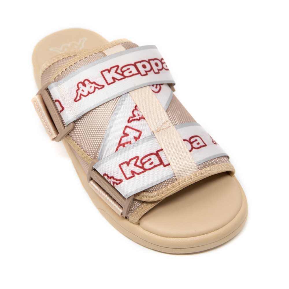 Kappa Logo Tape Kalpi Slides Beige | CQ4976153