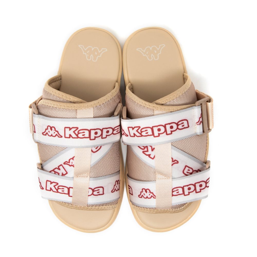 Kappa Logo Tape Kalpi Slides Beige | CQ4976153