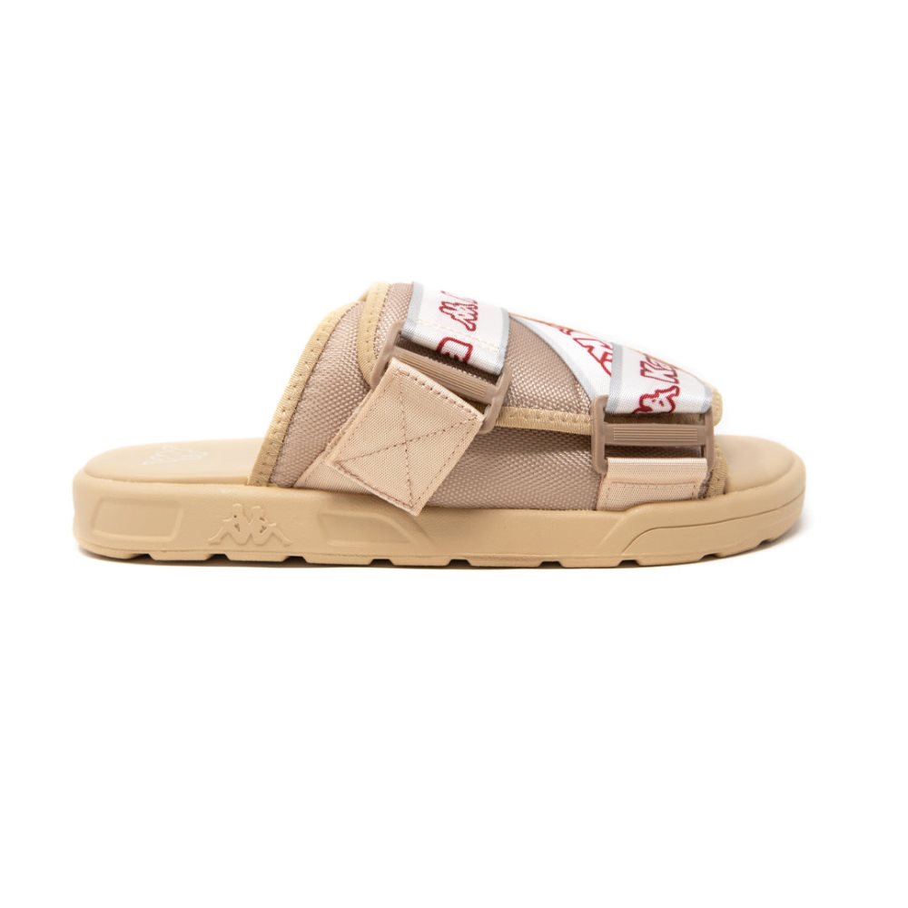 Kappa Logo Tape Kalpi Slides Beige | CQ4976153