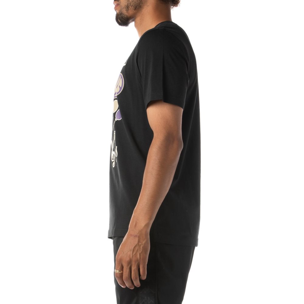 Kappa Logo Tutto T Shirts Black | TP3075684