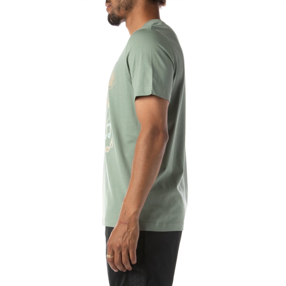Kappa Logo Tutto T Shirts Olive | FP8512406