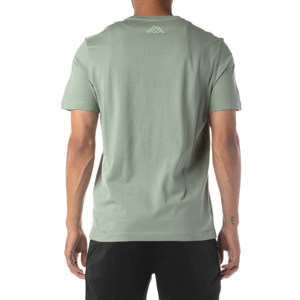 Kappa Logo Tutto T Shirts Olive | FP8512406