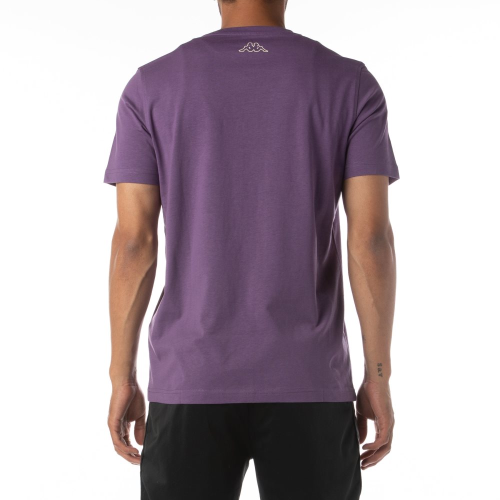 Kappa Logo Tutto T Shirts Purple | AV8973520