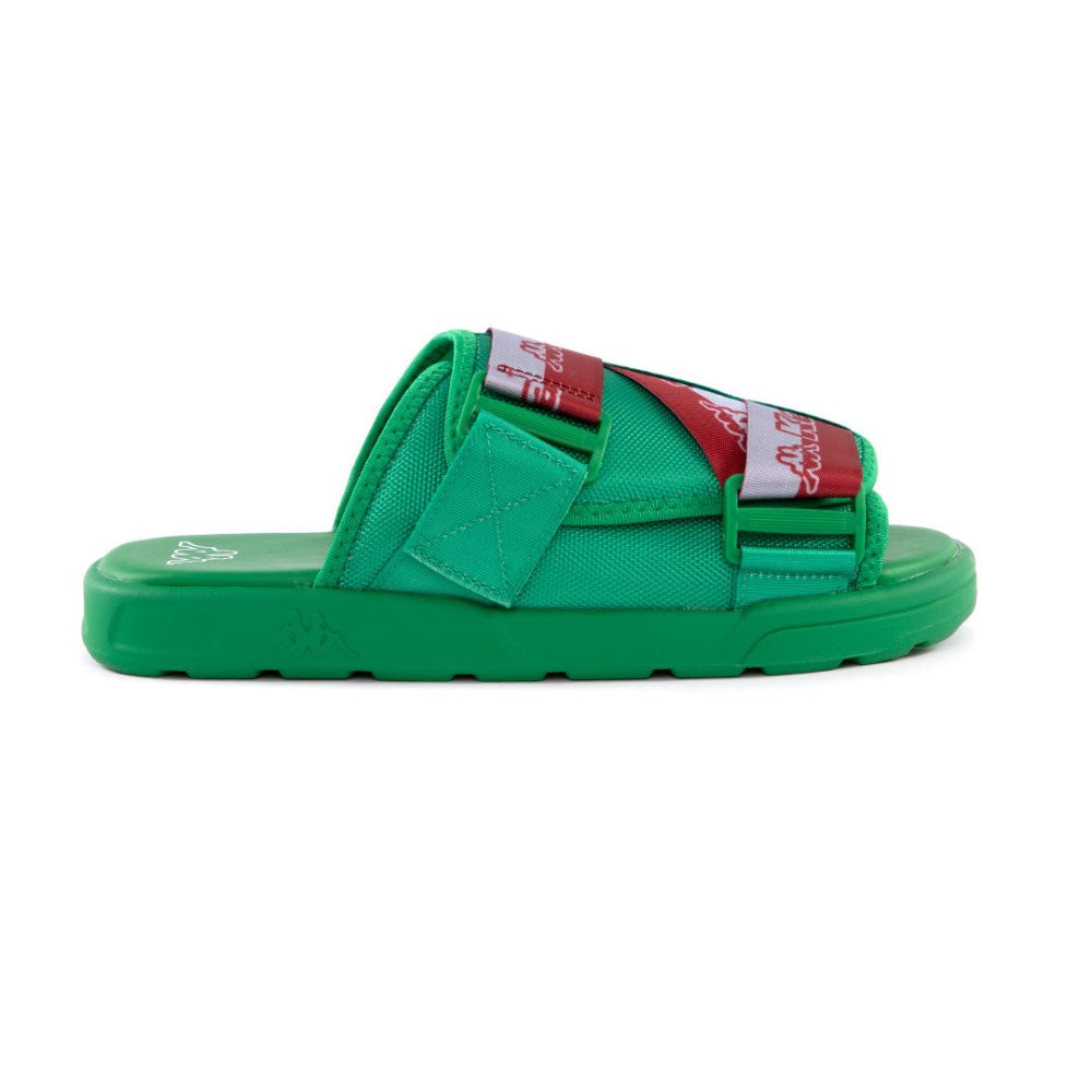 Kappa Logo Zirk 1 Sandals Green | JQ7026593